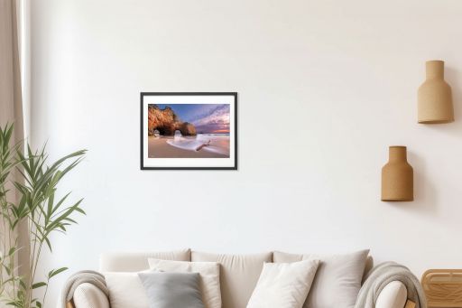 Brought By The Tide - A3 Luster Paper - Framed - 520x420 Black (35% Discount, Free Frame)