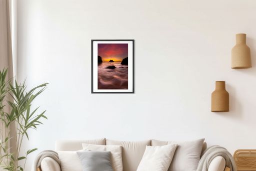 Surge - A3 Luster Paper - Framed - 520x420 Black (35% Discount, Free Frame)